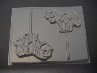 208sp Little Pony Large Chocolate Candy Lollipop Mold